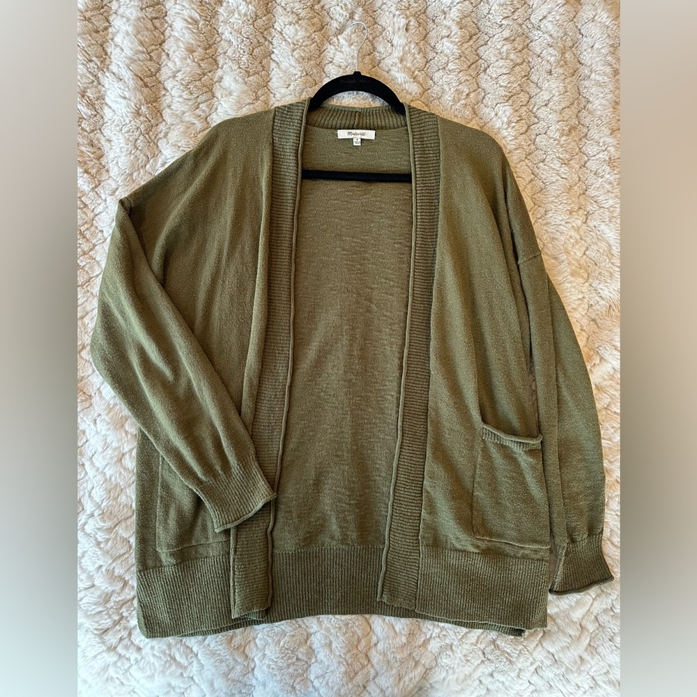 Madewell Women’s Olive Green size Medium Cardigan